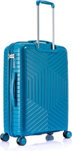 Load image into Gallery viewer, Blue Large Suitcase Back