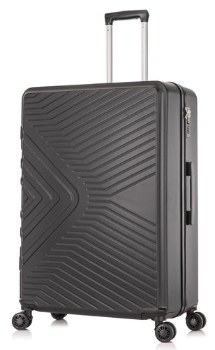 Medium ABS-147 Hard Shell Suitcase - Black