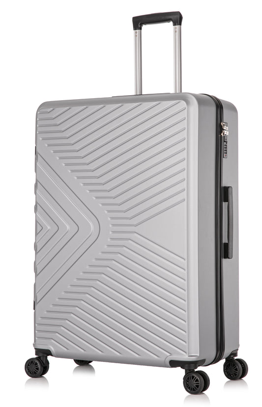 Silver Medium Suitcase
