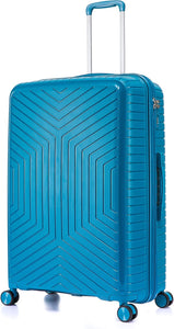 Blue Large Suitcase Front