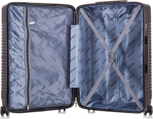 Yellow Medium Suitcase Open