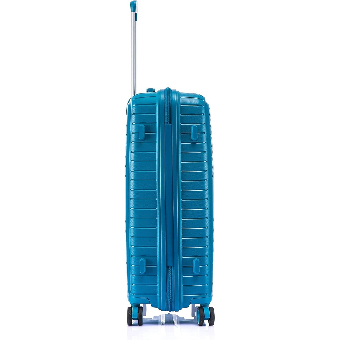 Blue Large Suitcase Side