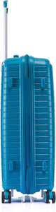 Blue Large Suitcase Side