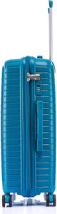 Blue Large Suitcase Side