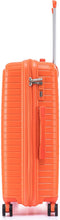 Load image into Gallery viewer, Large orange suitcase side