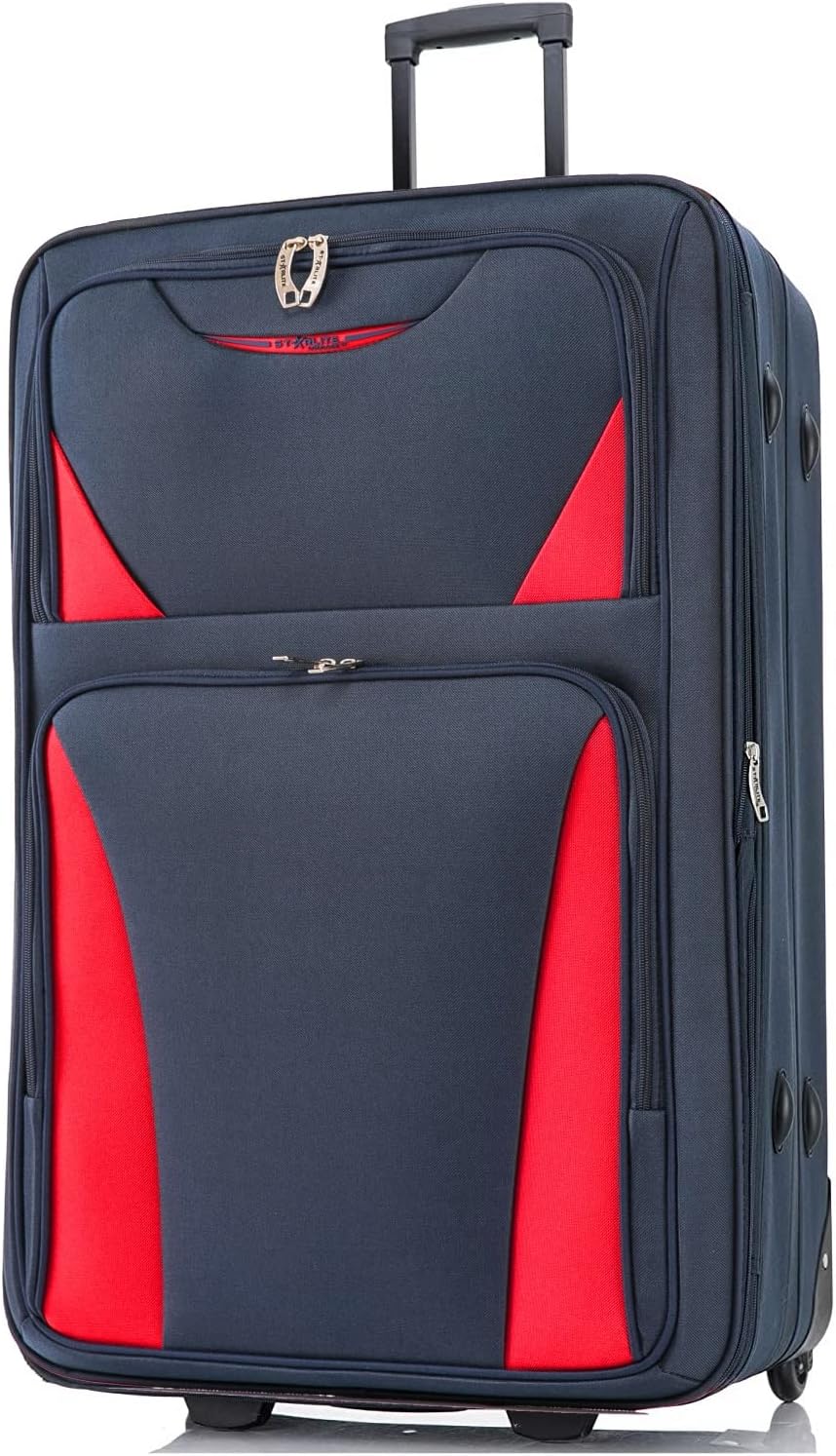Medium Lightweight Wheeled Suitcase DK- 16 Navy