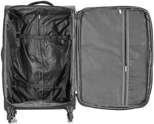 Medium Lightweight Spinner Suitcase DK-08 Black 2.55KG