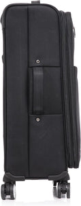 Medium Lightweight Spinner Suitcase DK-08 Black 2.55KG
