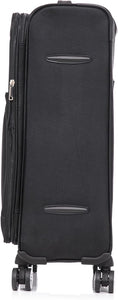 Medium Lightweight Spinner Suitcase DK-08 Black 2.55KG