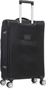 Medium Lightweight Spinner Suitcase DK-08 Black 2.55KG
