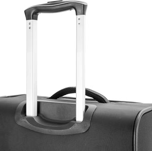 Medium Lightweight Spinner Suitcase DK-08 Black 2.55KG