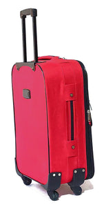 SET OF 2 (28"+20") 4 Wheel Suitcase - Red