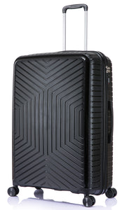 24" Medium Polypropylene Hard Shell Suitcase PP20- Black