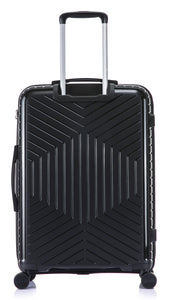 28" Large Polypropylene Hard Shell Suitcase PP20 - Black