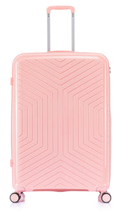 28" Large Polypropylene Hard Shell Suitcase PP20 - Light Pink