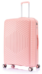 28" Large Polypropylene Hard Shell Suitcase PP20 - Light Pink