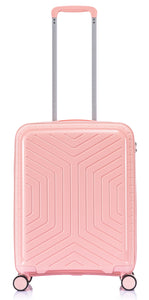 20" Polypropylene Hard Shell Suitcase PP20- Light Pink