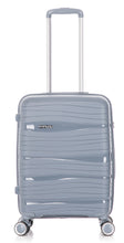 Load image into Gallery viewer, 20&quot; Polypropylene Hard Shell Suitcase PP801 (H56 x W39 x D22cm)- Grey