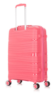 20" Polypropylene Hard Shell Suitcase PP801 (H56 x W39 x D22cm)- Pink