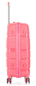 24" Medium Polypropylene Hard Shell Suitcase PP801 - Pink