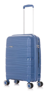 20" Polypropylene Hard Shell Suitcase PP801 (H56 x W39 x D22cm)- Blue