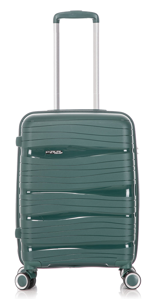 Set of 3 Polypropylene Hard Shell PP801 - Green