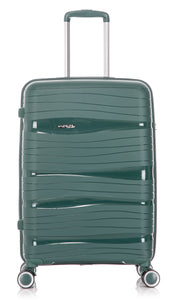 24" Medium Polypropylene Hard Shell Suitcase PP801 - Green