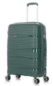 28" Large Polypropylene Hard Shell Suitcase PP801 - Green