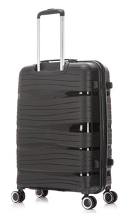 24" Medium Polypropylene Hard Shell Suitcase PP801 - Black