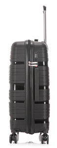24" Medium Polypropylene Hard Shell Suitcase PP801 - Black