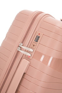 28" Large Polypropylene Hard Shell Suitcase PP801 - Champagne Rose