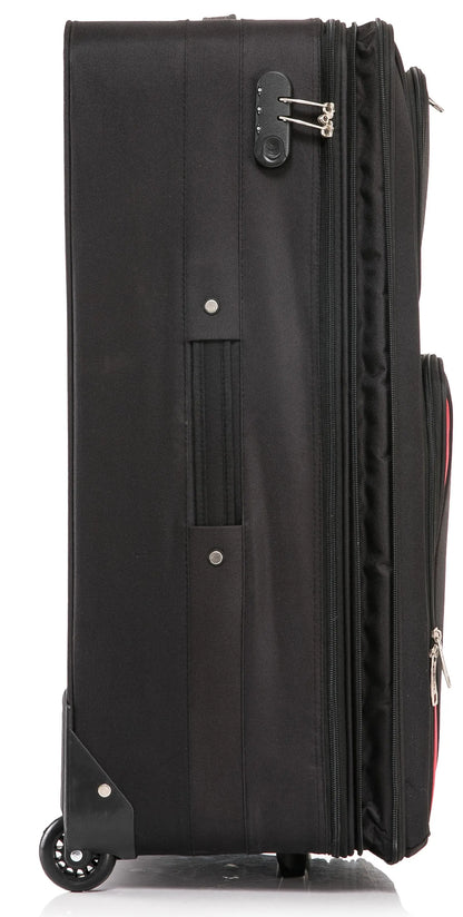 Orivo 32" Extra Large Suitcase - Lightweight Travel Bag With 2 wheels - DK16 - Black