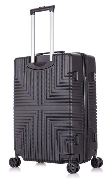 ABS30 Black Hard Shell Suitcase back side