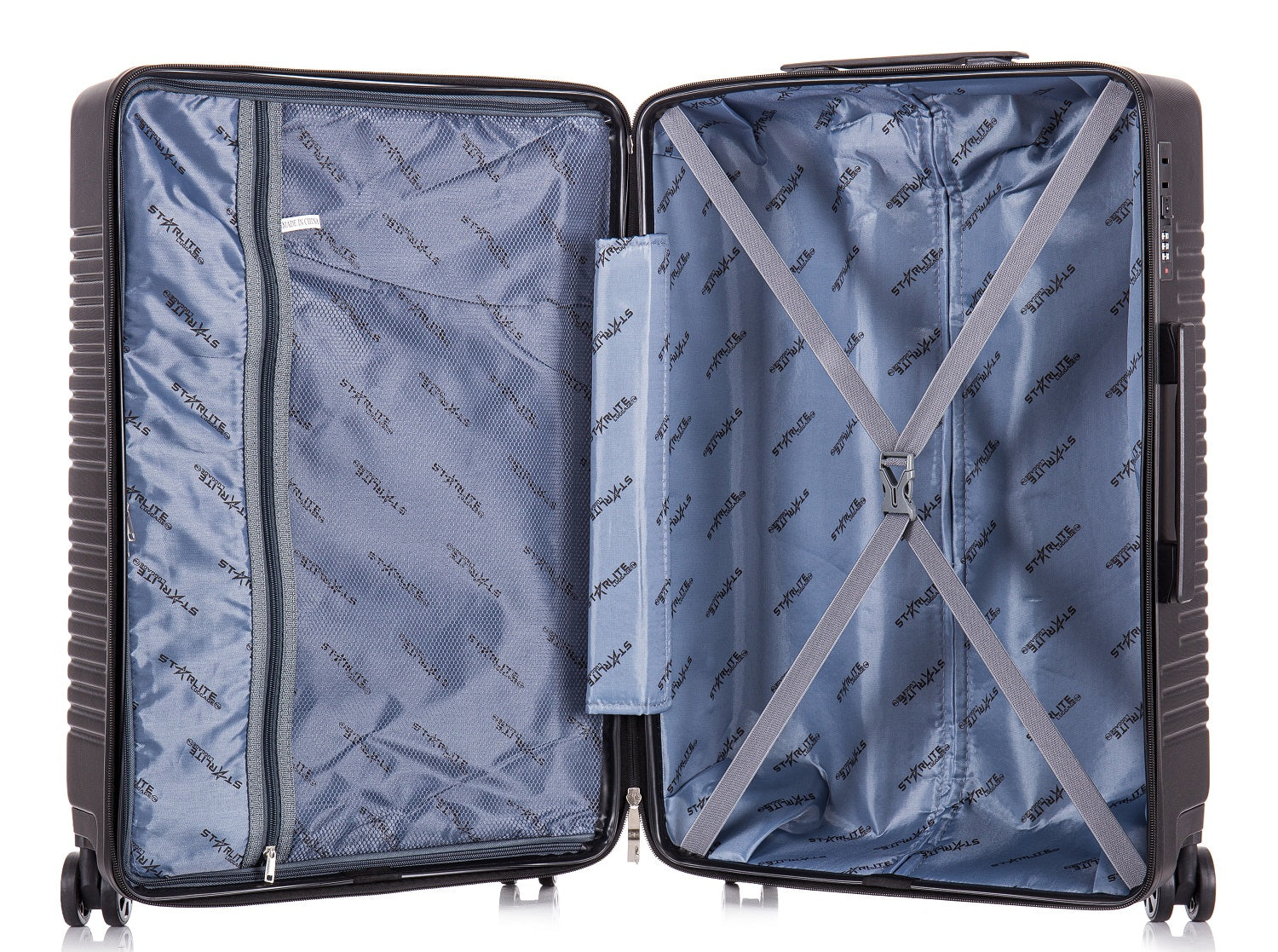 ABS30 Hard shell suitcase Yellow open