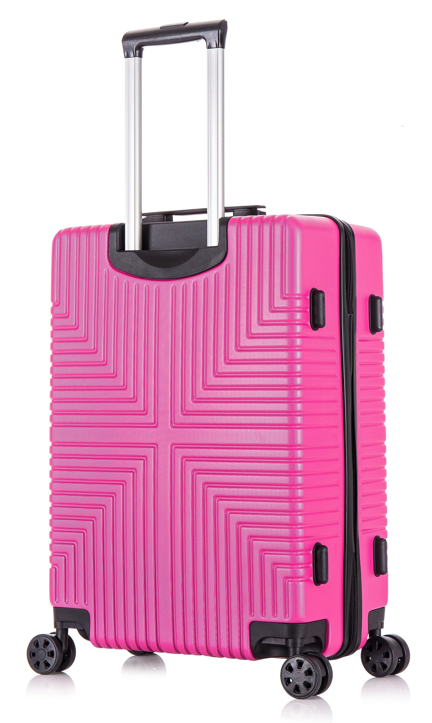 ABS30 hard shell suitcase in pink back side