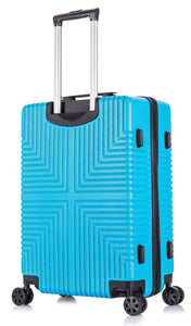 24" Medium ABS-30 Lightweight Hard Shell Suitcase - Blue