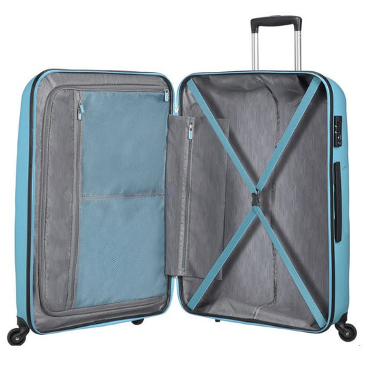 American Tourister Bon Air Large Hard Shell Suitcase Blue