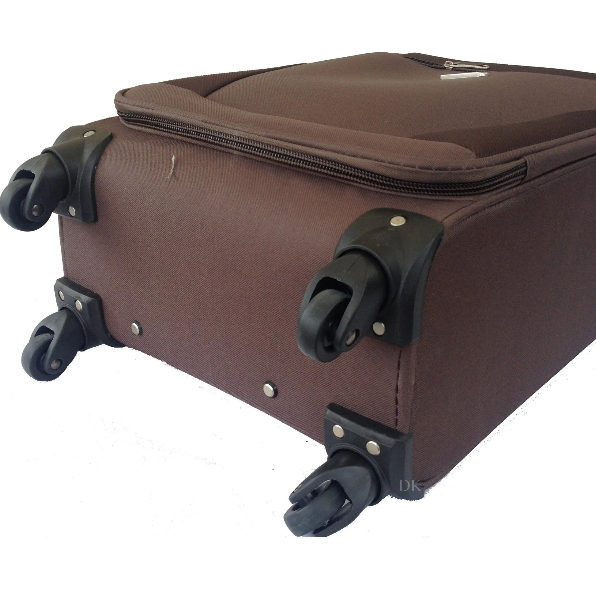 Set of 2 – Medium suitcase + Carryon 4-Wheel Lightweight Suitcases RL-501 Brown Starlite Luggage
