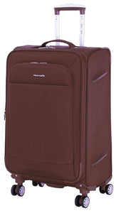 24"+20" 4 Wheel Suitcase 4W88 Brown