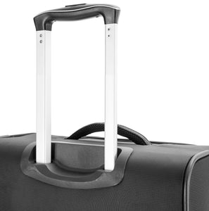 4 Wheel Ultra Lightweight Suitcase - Black