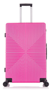 28" Large ABS-30 Lightweight Hard Shell Suitcase - Pink