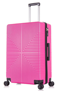 28" Large ABS-30 Lightweight Hard Shell Suitcase - Pink