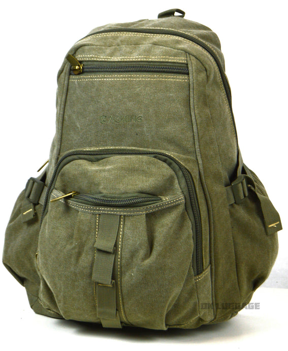 Green Laptop Backpack, Rucksack