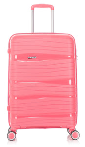 28" Large Polypropylene Hard Shell Suitcase PP801 - Pink