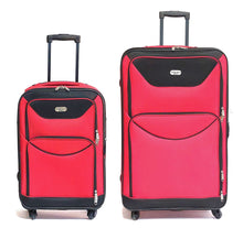 Load image into Gallery viewer, SET OF 2 (28&quot;+20&quot;) 4 Wheel Suitcase - Red