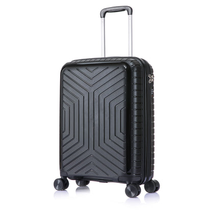 Ryan air cabin suitcase Black Cabin TSA lock PP20