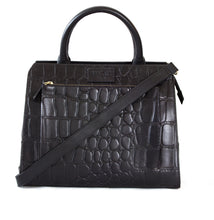 Load image into Gallery viewer, Black Real Leather Women Large Handbags + FREE MATCHING LEATHER WALLET