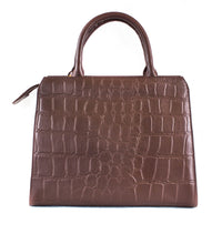 Load image into Gallery viewer, Brown Real Leather Women Large Handbags + FREE MATCHING LEATHER WALLET