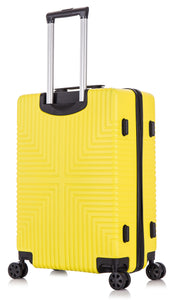 24" Medium ABS-30 Lightweight Hard Shell Suitcase - Yellow