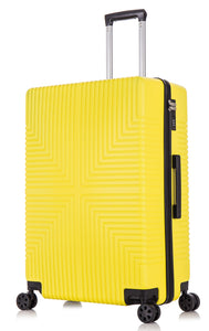 28" Large ABS-30 Lightweight Hard Shell Suitcase - Yellow
